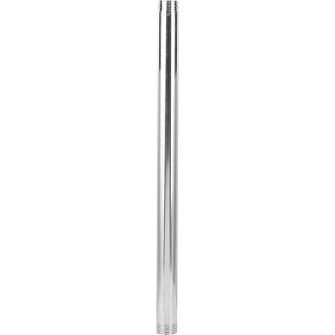 Adaptateur De Raccord De Tuyau Filetage Mâle En Acier Inoxydable 50 Cm Avec 3 Types De Filetage Pour Tige D'extension Fil Extérieur (1/5)