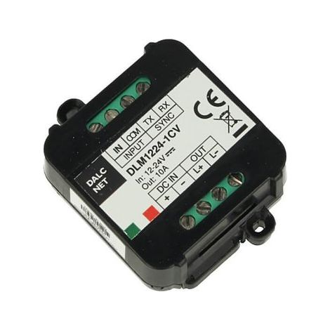 DLM1224-1CV Led Dimmer Master Slave Amplificatore PWM 12V 24V 10A Pulsante N.O. 0/1-10V Potenziometro
