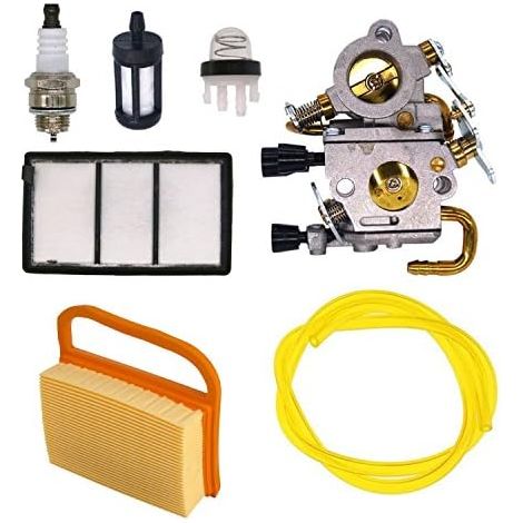Carburatore con filtro aria compatibile con Stihl TS410 TS420 Sega per calcestruzzo compatibile con 4238 120 0600 Zama C1Q-S118 (1/5)