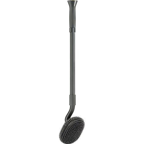 Brosse WC Murale Nettoyage Plastique Silicone Type 2 (1/5)
