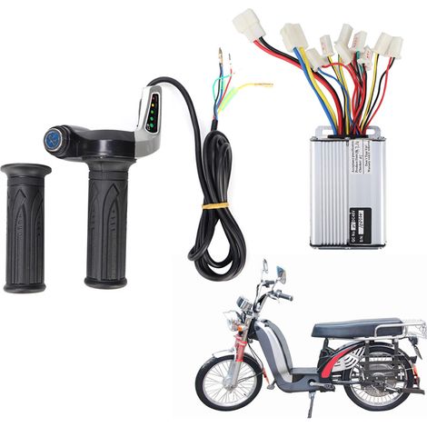 Moteur Vélo Électrique 48V 1000W avec Contrôleur de Vitesse et Poignée d'Accélérateur, Accessoire de Conversion pour VAE (1/5)