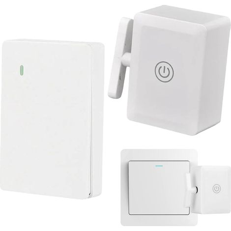 Apague Artefacto Luces Pulsador Botón Interruptor Inteligente Interruptor Luz Inalámbrico Con Control Remoto, Interruptor Luz Automático Con Mando Distancia, Operador Interruptor Luz (1/5)