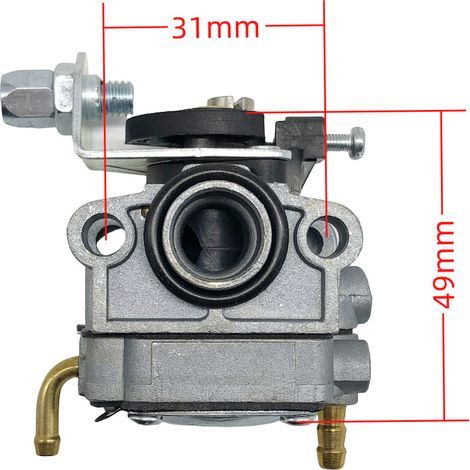 Carburateur GX22 compatible moteurs Honda GCA91 / GX31 / GX22 / FG100 - Pièce de rechange, Réf. 909-033 (1/5)