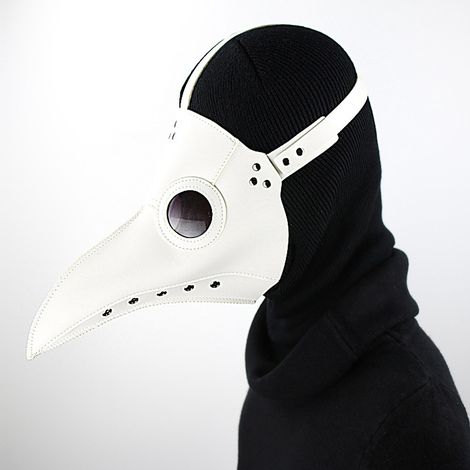Masque Médecin Peste Adulte Blanc (1/3)