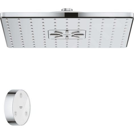 Grohe Rainshower SmartConnect 310 Cube Douche de tête 2 jets avec télécommande Chrome, 26643000 (1/5)
