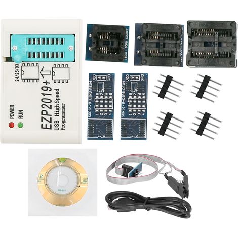 High Speed Programmer Module 7 Socket Electronic Component for Windows XP EZP2019 (1/5)