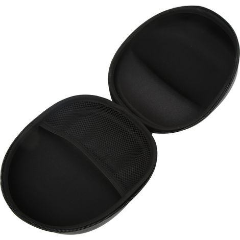 Étui de rangement pour casque sans fil, pochette de transport rigide, housse de protection pour écouteurs supra-auriculaires, boîte de voyage résistante. (1/5)