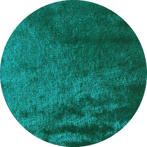Alfombra Latisa, Pelo de 35 mm, 100% Poliéster, Cuadrada, Compatible con Suelo Radiante, 67x67 cm, Azul Turquesa (1/2)
