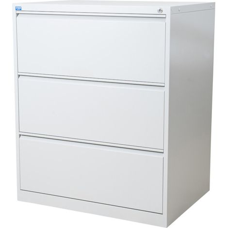 Armoire à dossiers suspendus STIER  3 tiroirs deux rails DIN A4 1020x840x620mm