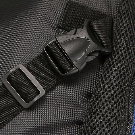 Sac à dos de transport ventral ajustable pour petit chien, idéal pour les voyages, la randonnée et le camping - Bleu marine (1/3)