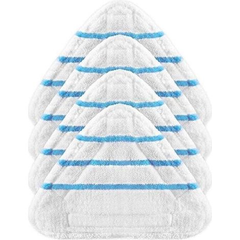 4 Housses Lingettes pour Balai Vapeur Universel Accessoires pour Nettoyeurs Vapeur (1/4)