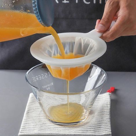 Passoire de cuisine à mailles fines pour la filtration de liquides - Jus, yaourts et plus encore - Options de mailles 100/200/400 disponibles (1/5)