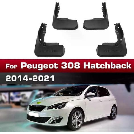 Compatible avec Peugeot 308 Hatchback 2014 2015 2016 2017 2018 2019 2020 2021 - Protection d'écran 4 pièces/ensemble - Protection anti-éclaboussures pour voiture [NX] (1/5)