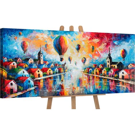 Gemälde Himmlische Entfernungen auf Keilrahmen 115x50 cm (1/5)