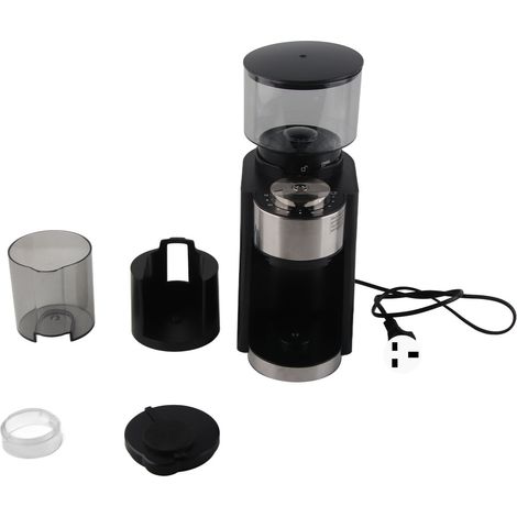 Elektrische Kaffeemühle, 250 g Fassungsvermögen, Mahlwerk aus Edelstahl, verstellbares Mahlwerk, 220-V-Stecker (UK)