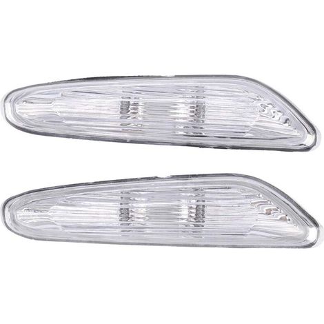 Seitenblinker, Blinkerlampenschirm links und rechts für E90 / E91 / E92 / E93 2006-2011 (klar)