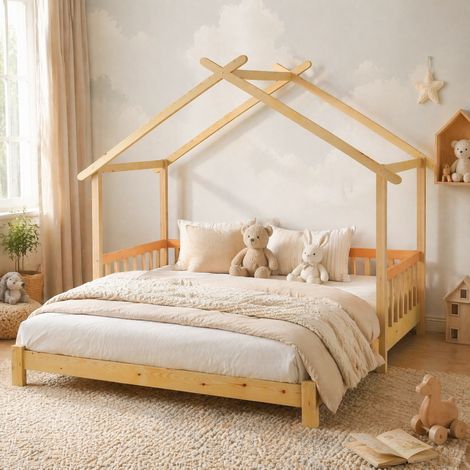 Lit simple extensible maison 200x90/180x200 HAVRYA (1/5)