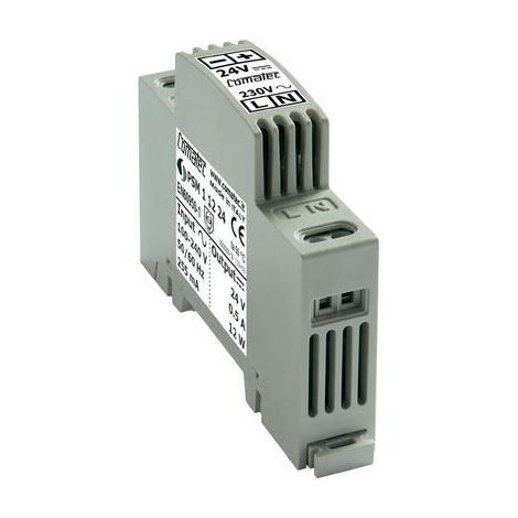 Comatec PSM11224 Alimentatore per guida DIN 24 V/DC 0.5 A