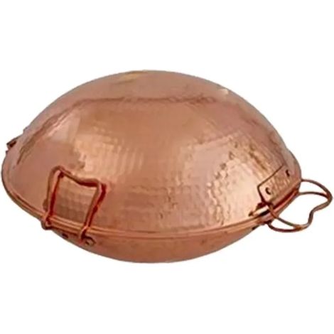 Сataplana de cobre, 24 cm (1/2)