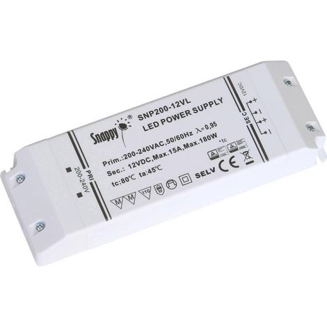 Transformador Dehner Elektronik LED 12V200W-MM-EU blanco