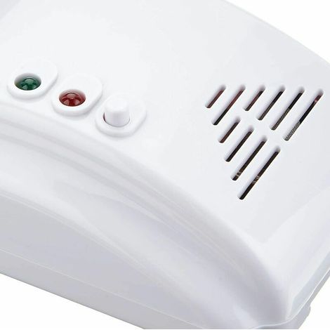 Rilevatore di gas naturale e da sonno, dimensioni compatte 115x75x35mm, alimentazione 220V, bianco - ALTRO (1/3)