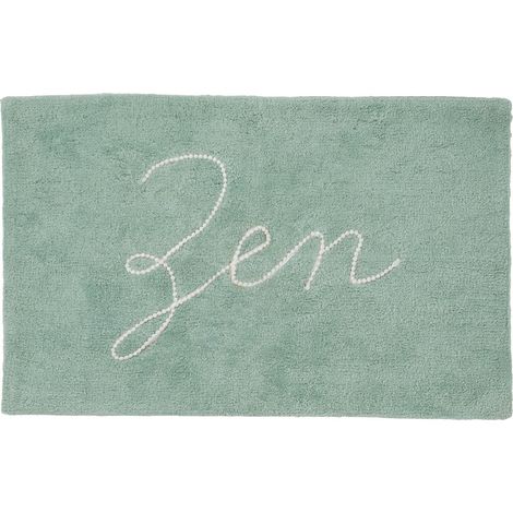 Tapis de bain à texte 50x80 en coton 50x80cm (1/4)