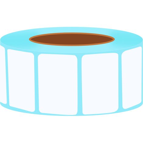 Thermodrucketiketten 30 x 20 mm, wasserfest, 700 Stück pro Rolle, weiß, für Thermodrucker (1/5)