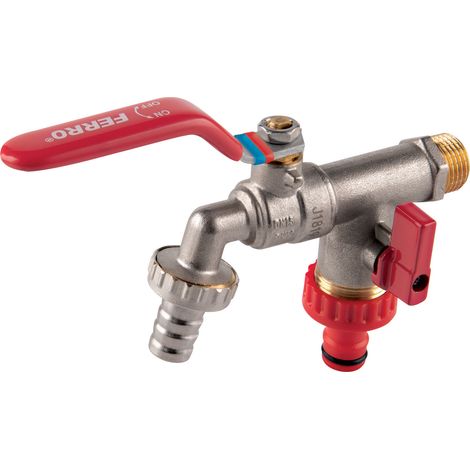 VALVOLA A SFERA DI SCARICO CON DUE ATTACCHI 1”, 3-4”, F-COMFORT