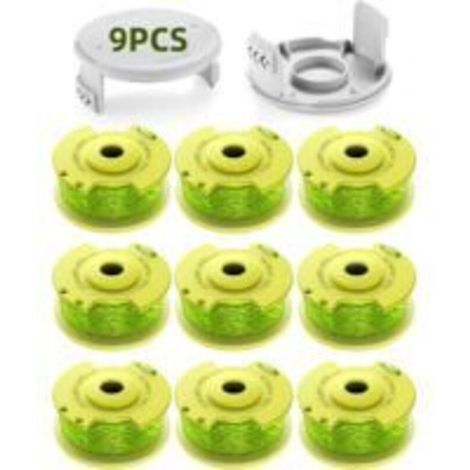 Bobina di filo per decespugliatore – 11 pezzi, Ø2,0 mm, 3,4 m, compatibile con Ryobi ONE+ (18/24/40 V), sistema di alimentazione automatica