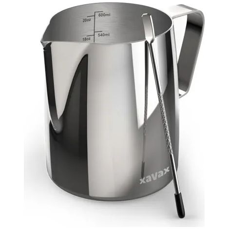 Espumador de leche Xavax barista acero inoxidable 600 ml fácil limpieza