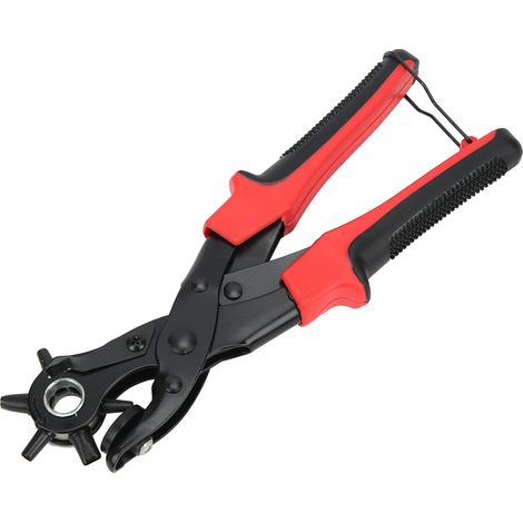 Pince à perforer le cuir, outil multifonction de poinçonnage pour ceintures, perceuse à trous manuelle. (1/5)