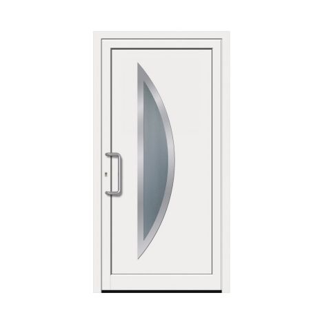 Haustür KS weiss Haren 70mm B1100 x H2100 mm, links