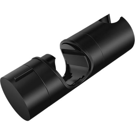 Support de douche - Support de pomme de douche universel noir - pour tringle de douche 18-25 mm en ABS massif version épaissie et améliorée Support de pomme de douche - Noir mat (1/4)