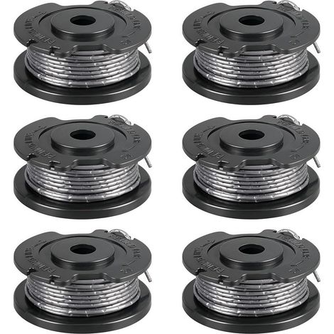 F016800569 Lot de 6 bobines débroussailleuse compatibles avec Bosch ART 23 SL 26 SL, EasyGrassCut 18, 23, 26, 18-230, 18-260, 1,65 mm, 4,9 m - 6pcs (1/5)