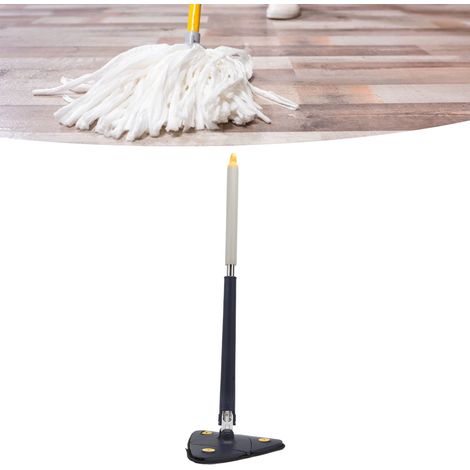 Der verstellbare dreieckige Magic Mop Mop 360 ist ein rotierender Wischmopp, der für die gründliche Reinigung von Badewannen, Fliesenböden und Wänden entwickelt wurde. (1/5)