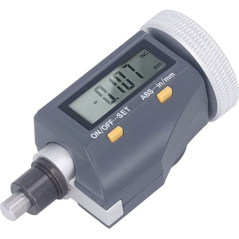 Micromètre numérique à tête en acier allié, outil de mesure d'épaisseur extérieur professionnel électronique 0-15 mm (1/5)