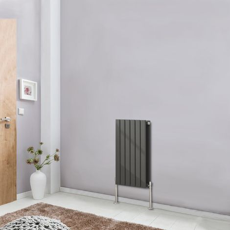 NRG Designer Radiator Flat Panel Central Heating Rads Anthracite Horizontal 600x408mm Double (1/5)