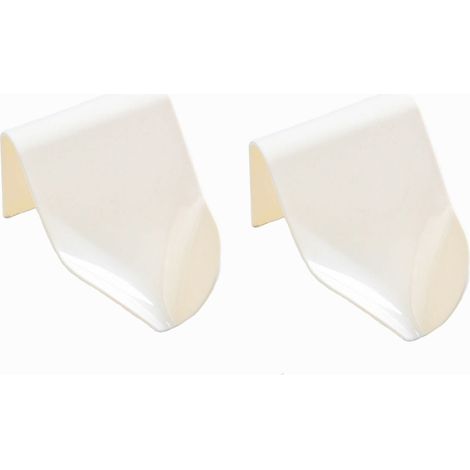 Porte-Savon pour Cuisine Salle de Bains Douche, Boîte à Savon Range-Savon Support de Savon Auto-drainant Plastique Mural (Blanc2)-Fei Yu (1/5)