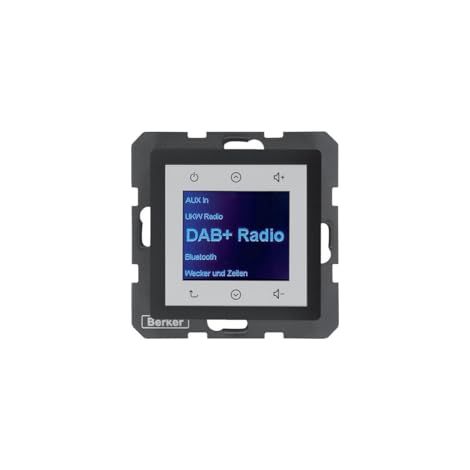 BERKER RADIO TOUCH UP DAB+ BT Q.X ANTHRACITE SAM 30846086