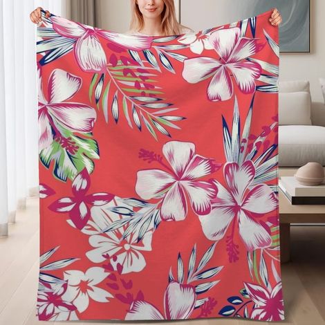 Couverture de lit en polaire, couverture de luxe douce en microfibre pour le printemps, décoration intérieure élégante, cadeau pour femmes et hommes, 6080 pouces (1/4)