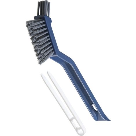 Brosse de nettoyage pour fentes Plastique Poils durs Brosse multifonctionnelle pour joints coins difficiles cuisine salle de bain 28x3,2cm (1/5)