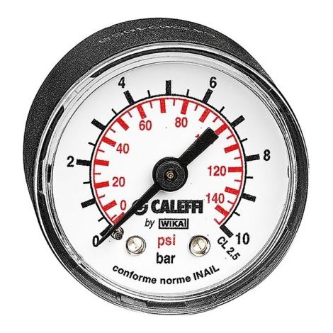 Manomètre sanitaire axial 1/4" 0-10 bar Ø40 mm - THERMADOR 557010