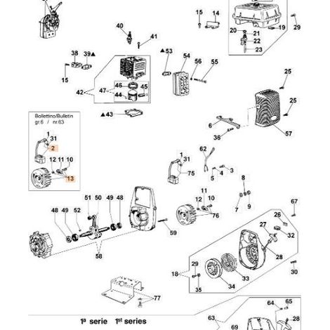 KIT VOLANT MOTEUR ET BOBINE EMAK ORIGINAL 301000419