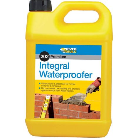Everbuild ILW5L 202 Integral Liquid Waterproofer 5 litre EVBILW5L (1/3)