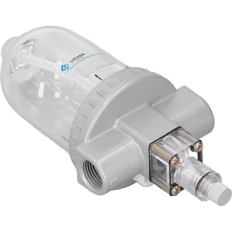 Lubrificateur pour compresseurs d'air, alliage d'aluminium, PC, étanche à l'eau et à la poussière, séparateur d'huile et d'humidité, QIU-10 G3/8