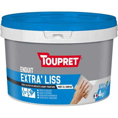 Enduit Extra'liss Pasta 4kg - Toupret