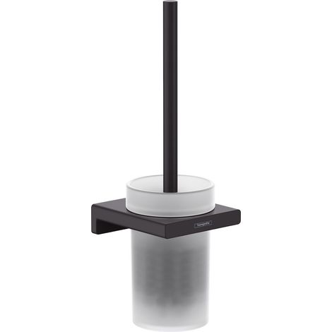 hansgrohe AddStoris Wall Mounted Toilet Brush Holder Matt Black - 41752670 (1/3)