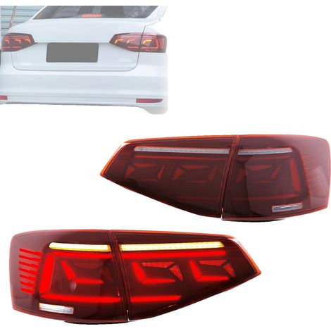 Fanali posteriori a LED, materiale ABS, tensione 12V, potenza 35W, 3400 lumen, indicatori di direzione sequenziali (1/5)