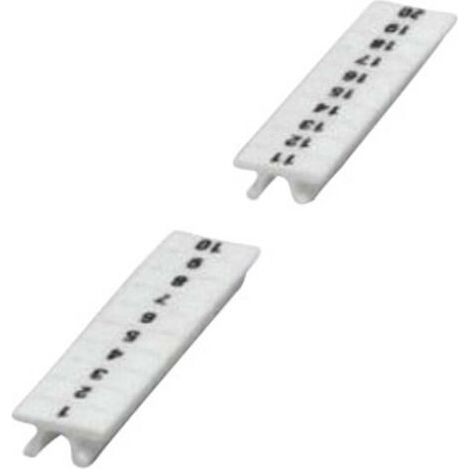 Repères pour blocs de jonction Contenu: 10 pc(s) Phoenix Contact ZB 8,LGS:FORTL.ZAHLEN 21-30 1052015:0021 X48789 (1/2)