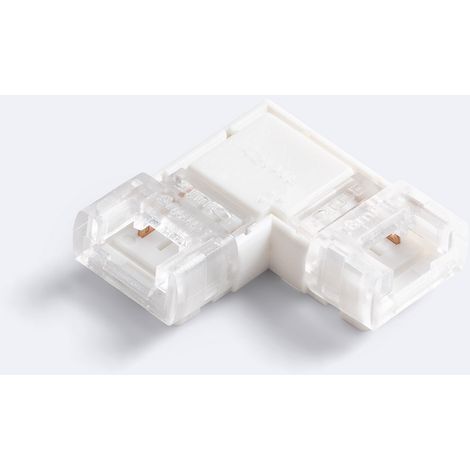 Connettore Hippo ad L per Strisce LED Monocolare 12-24V DC Ancho 8 mm 8 mm (1/2)